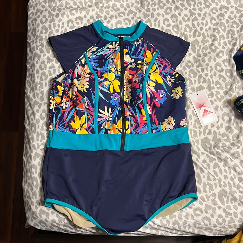 LYCRA high neck swim suit